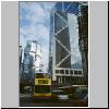 Hong Kong Island - Hochh&auml;user im Zentrum, links: Lippo-Tower, rechts: Bank of China Tower