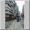 Hong Kong Island -  die Tram (Des Voeux Road im Westen der Stadt)