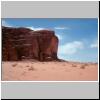 Wadi Rum - der Felsen von Jebel Khazali