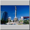Mexiko City - Monumento a la Independencia, &acute;El Angel&acute; (Unabh&auml;ngigkeitsdenkmal) an der Avenida Paseo de la Reforma (Wahrzeichen der Stadt)