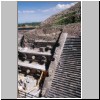 Teotihuacan - rekonstruierte Elemente am Tempel des Quetzalc&oacute;atl (an der Zitadelle)