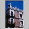 Puebla - eine schmucke Hausfassade im Zentrum (Detail)