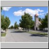 Perito Moreno - Kirche an der Hauptstra&szlig;e des Ortes