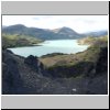 Torres del Paine NP - Blick nach S&uuml;den auf den Lago Peho&eacute; vom Standort in der N&auml;he des Salto Grande Wasserfalls