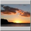 Pucon � Sonnenuntergang am Villarrica See