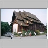 Chiang Mai - ein Holztempel in der N&auml;he des Wat Chedi Luang (an der Phra Pohklao Road)